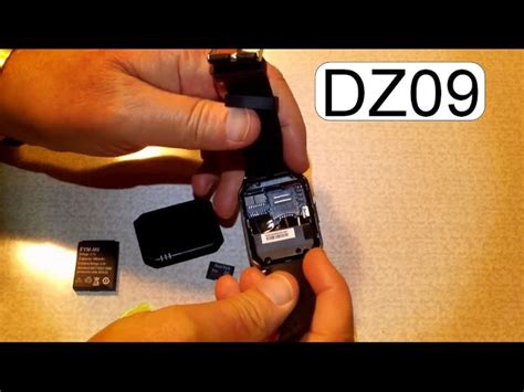 How To Install A SIM Card And Memory Card On The DZ09 